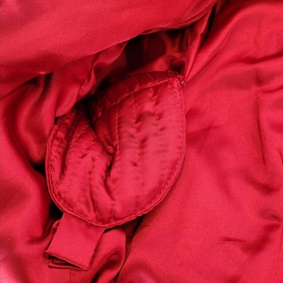 1990s Red Suede Roses Jacket - Picture 8 of 11